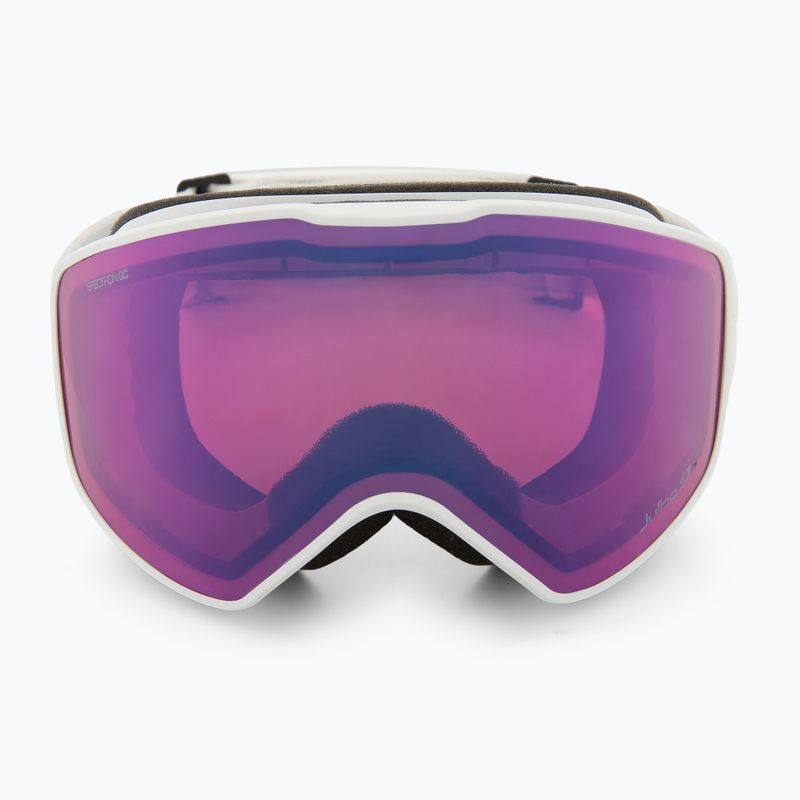 Julbo Cyclon Spectron Glare Control white/ flash pink ski goggles 2
