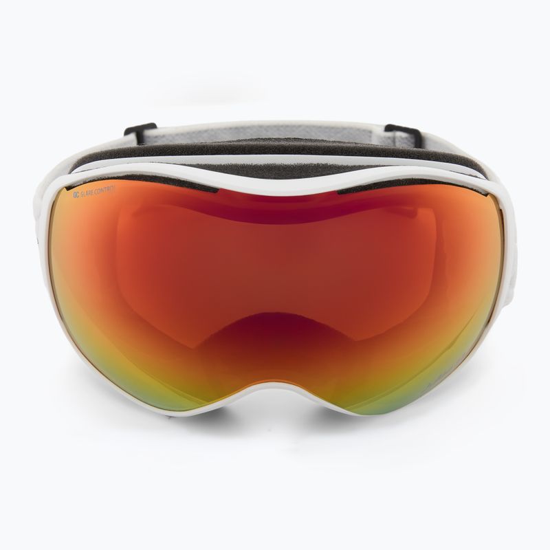 Women's ski goggles Julbo Ellipse Spectron Glare Control white/ flash red 2