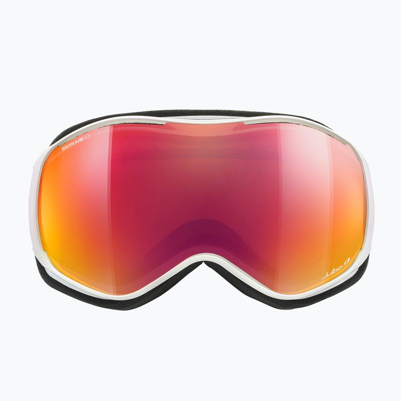 Women's ski goggles Julbo Ellipse Spectron Glare Control white/ flash red 2