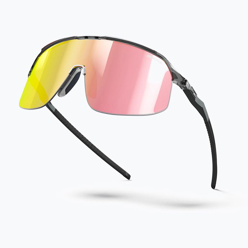 Julbo Density Reactiv shiny translucent black/gray/multilayer pink gold sunglasses 6