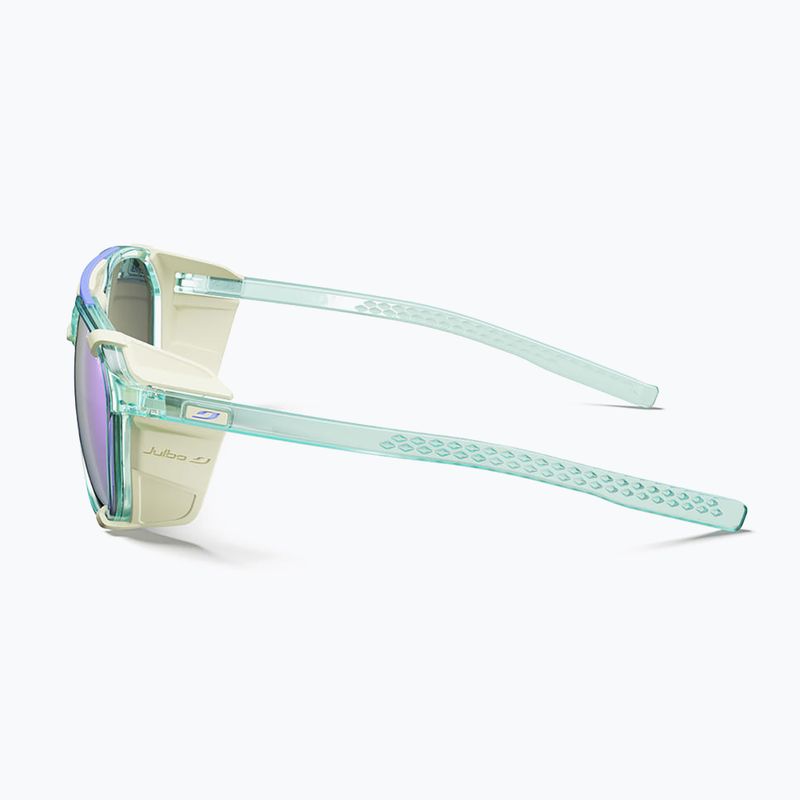 Julbo Slack Cover Spectron shiny translucent mint/light gray sunglasses 10