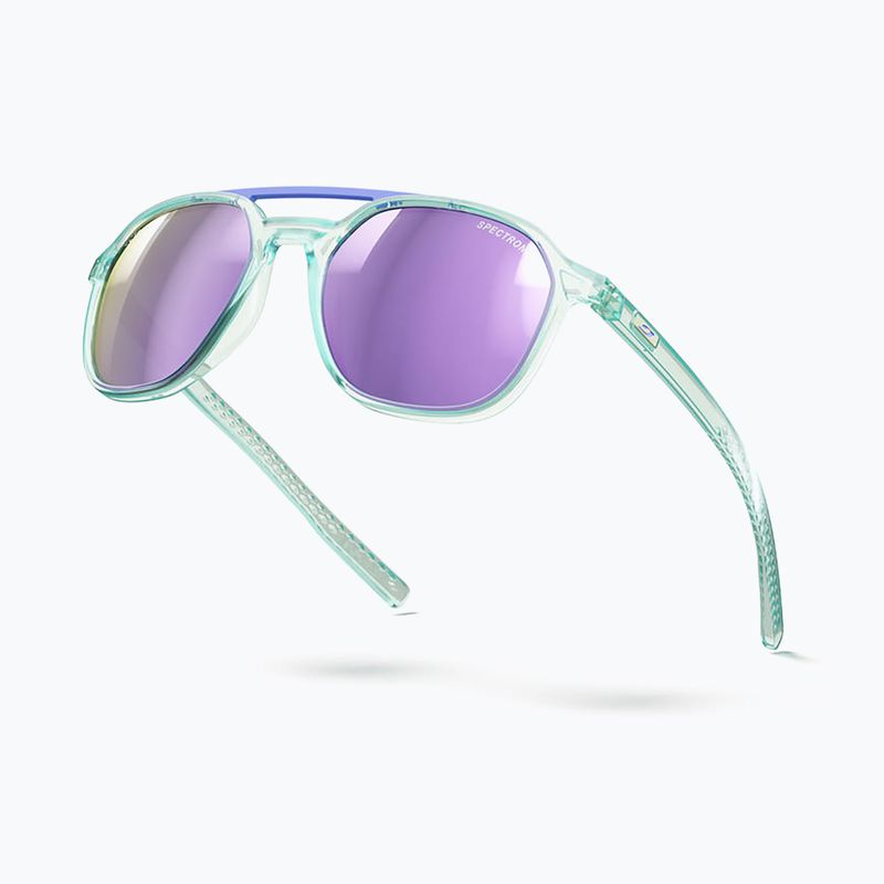 Julbo Slack Cover Spectron shiny translucent mint/light gray sunglasses 15