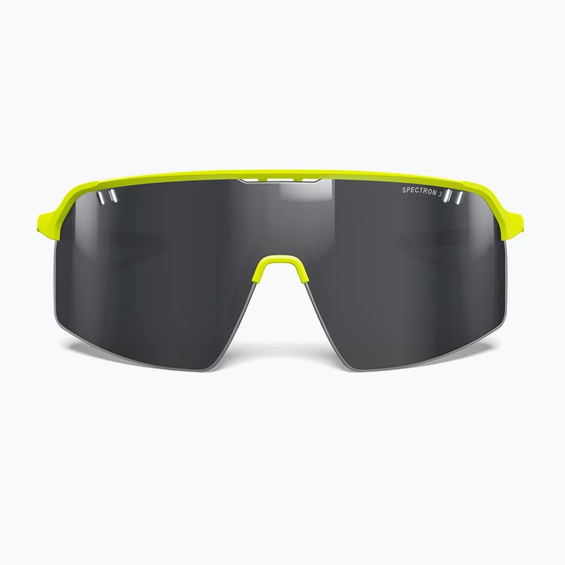 Julbo Intensity Spectron matt fluorescent yellow/silver flash sunglasses 3