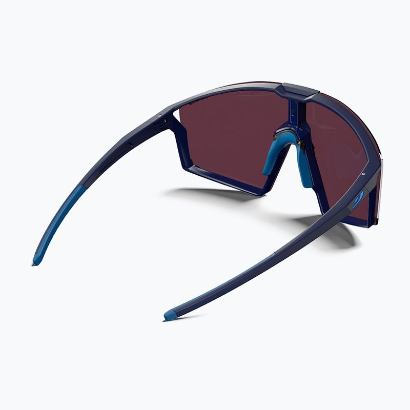 Julbo Edge Reactiv High Contrast sunglasses matt blue/multilayer blue 2