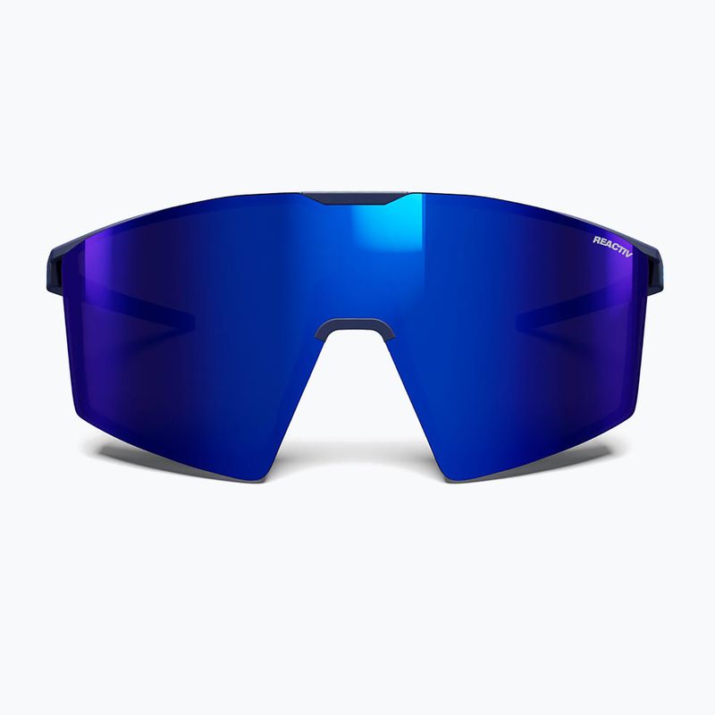 Julbo Edge Reactiv High Contrast sunglasses matt blue/multilayer blue 3