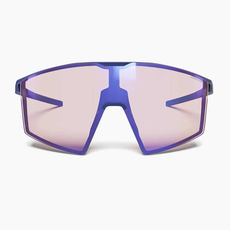 Julbo Edge Reactiv High Contrast sunglasses matt blue/multilayer blue 4