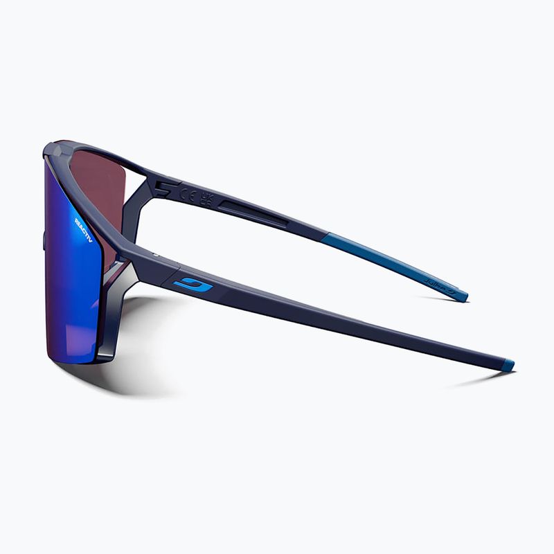 Julbo Edge Reactiv High Contrast sunglasses matt blue/multilayer blue 5