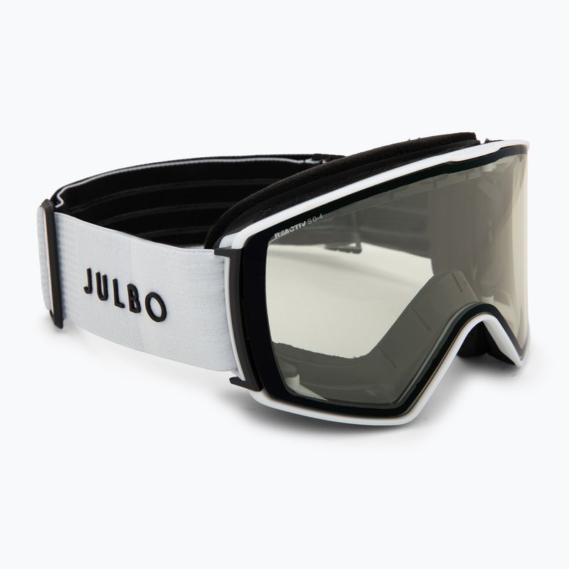 Ski goggles Julbo Launcher Reactiv High Contrast white/black/flash purple