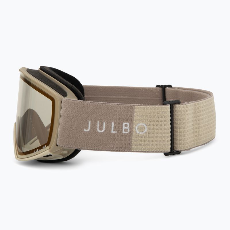 Ski goggles Julbo Cyrius-X Reactiv High Contrast beige/brown/flash infrared 4