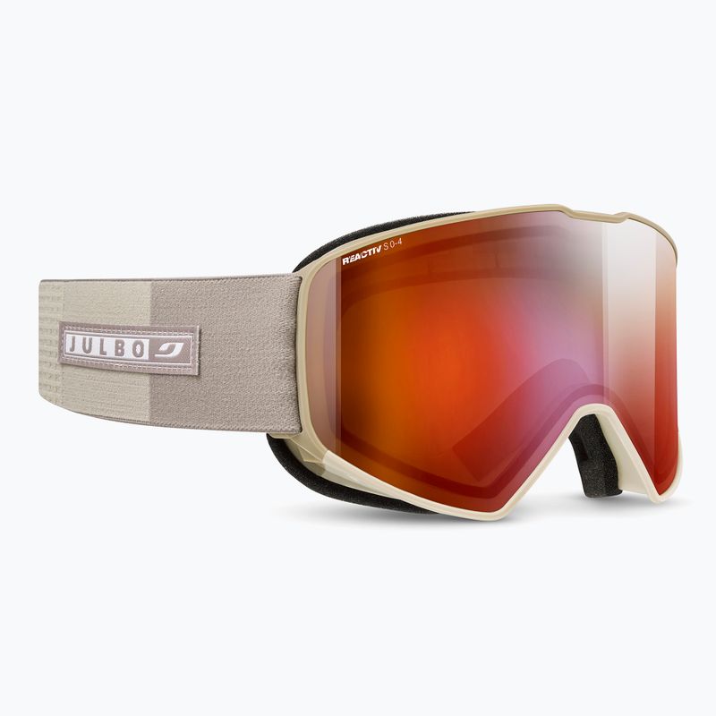 Ski goggles Julbo Cyrius-X Reactiv High Contrast beige/brown/flash infrared 5