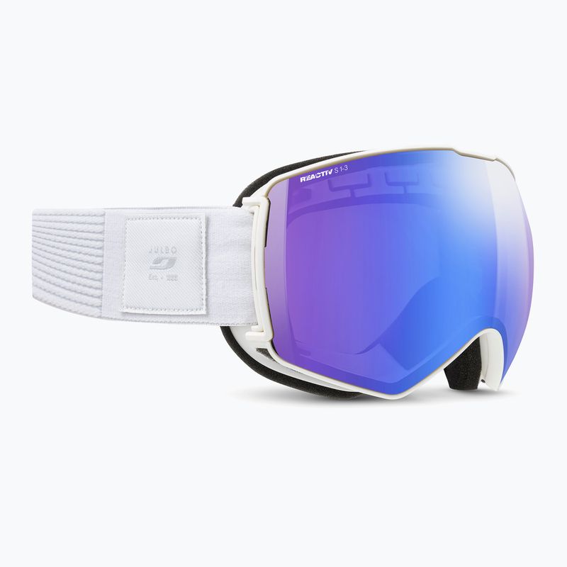 Ski goggles Julbo Lightyear Reactiv High Contrast white/flash blue 5