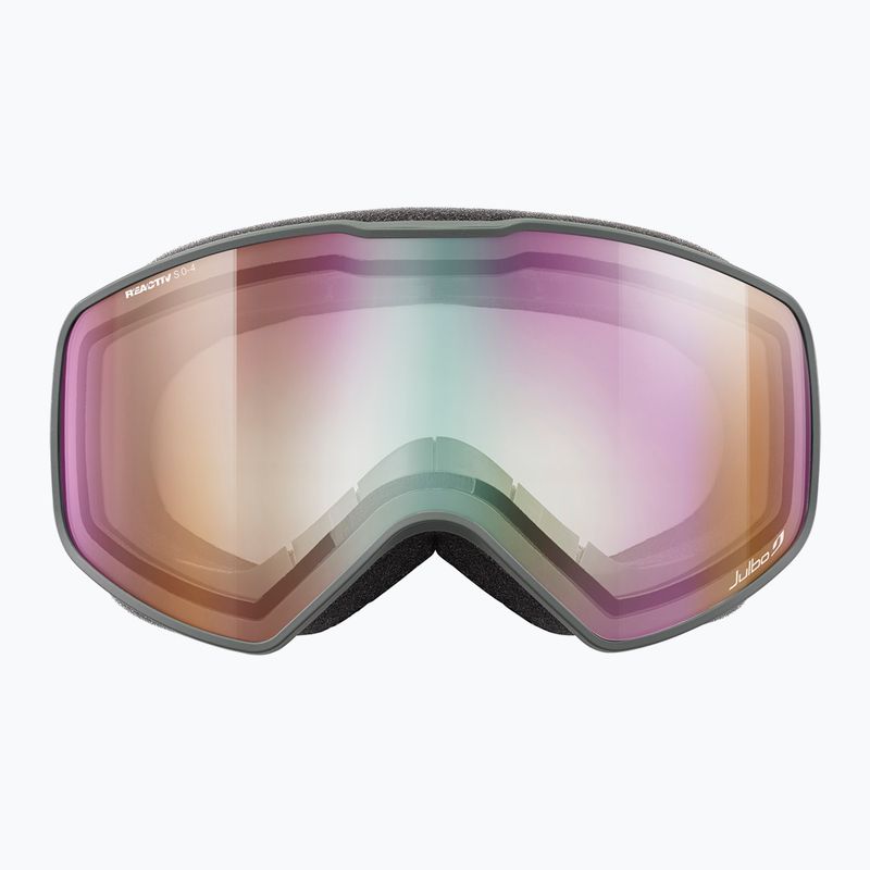 Ski goggles Julbo Cyclon Reactiv High Contrast dark green/flash purple 3