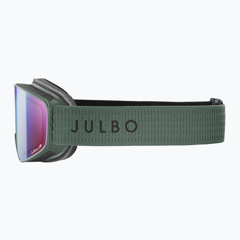 Ski goggles Julbo Cyclon Reactiv High Contrast dark green/flash purple 4