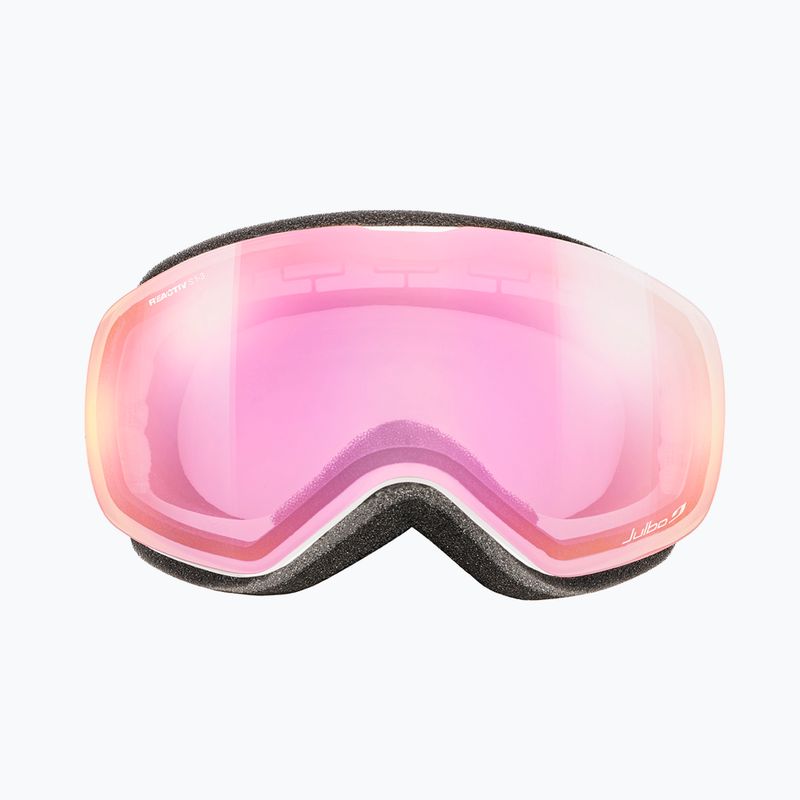 Julbo Proxima Reactiv High Contrast white/ flash pink ski goggles 3