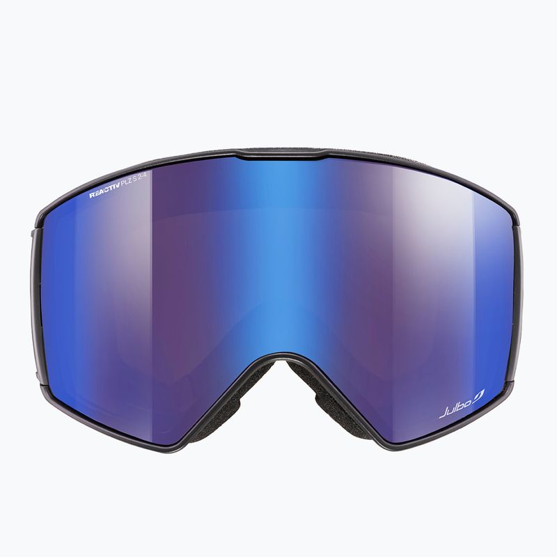 Ski goggles Julbo Launcher Reactiv Polarized black/flash blue 2