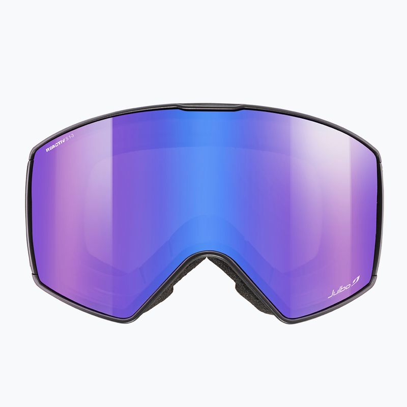 Ski goggles Julbo Launcher Reactiv High Contrast black/flash blue 3