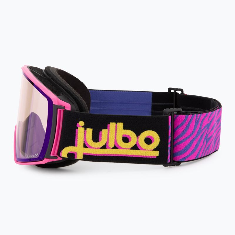 Julbo Launcher Reactiv High Contrast pink/ black/ flash blue ski goggles 4