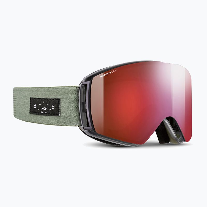 Julbo Launcher Reactiv High Contrast green/ flash infrared ski goggles 2