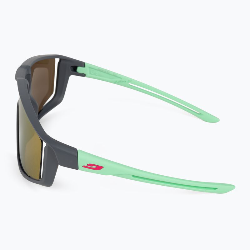 Children's sunglasses Julbo Fury Junior Spectron matt gray/mint/pink flash 4