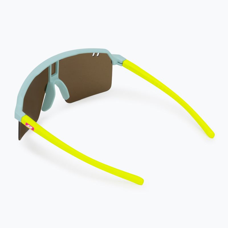 Children's sunglasses Julbo Intensity Junior Spectron blue pastel matt/ neon yellow matt 2