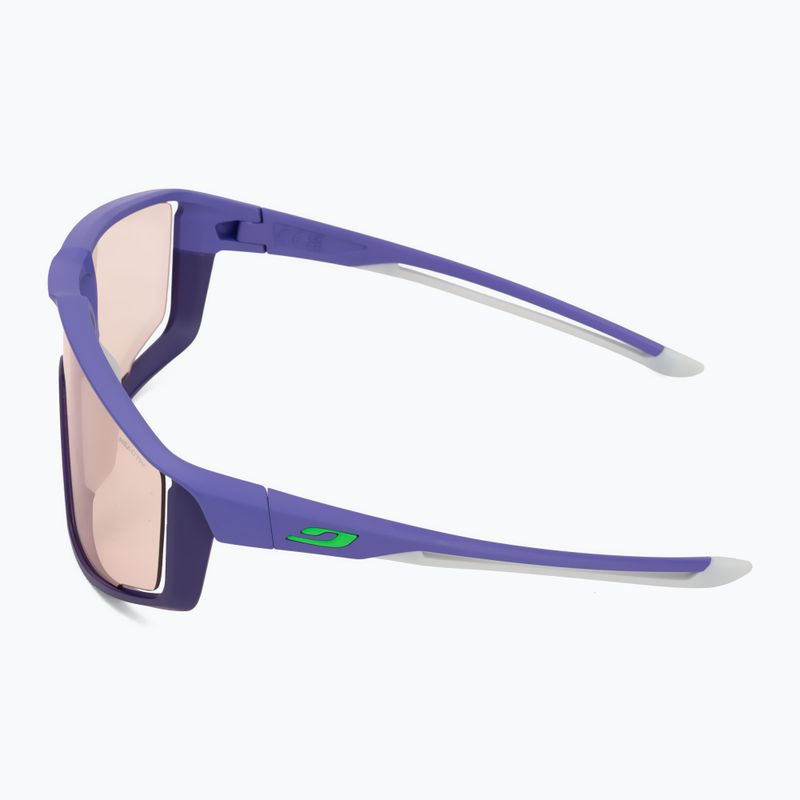 Sunglasses Julbo Fury Reactiv High Contrast matt purple/gray/green 4