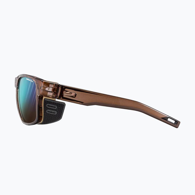 Sunglasses Julbo Shield M Reactiv shiny translu brown/matt brown 4