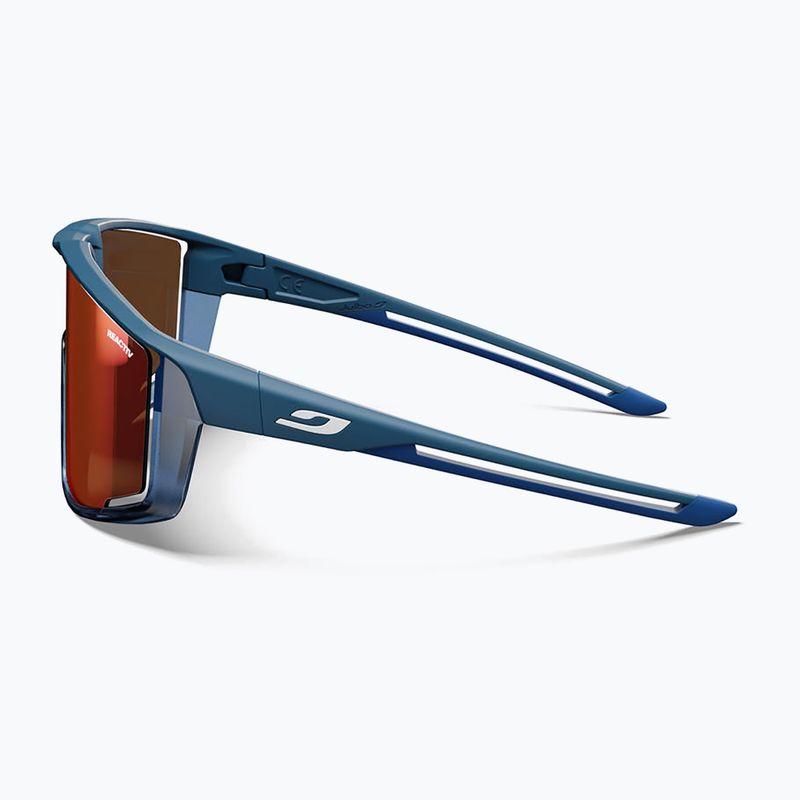 Sunglasses Julbo Fury Reactiv High Contrast matt blue/translu blue 4