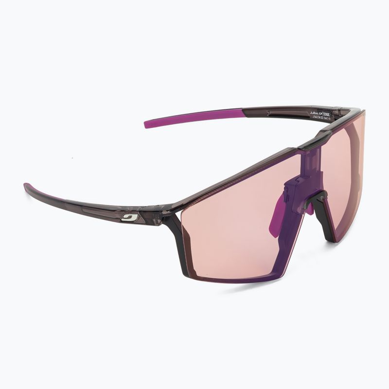 Sunglasses Julbo Edge Reactiv High Contrast shiny translu black/purple 2