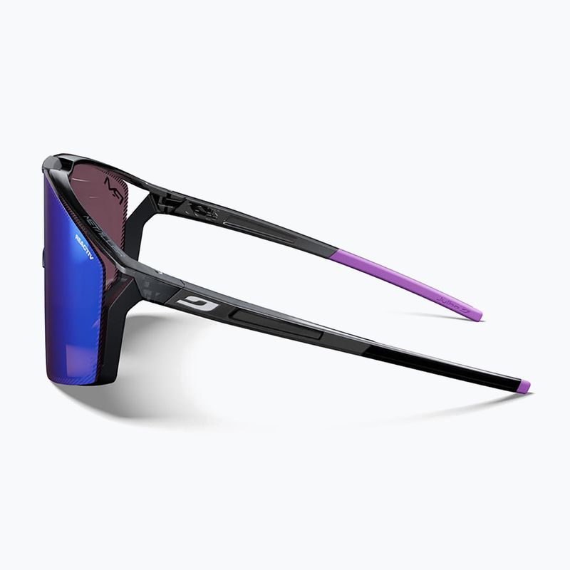 Sunglasses Julbo Edge Reactiv High Contrast shiny translu black/purple 4