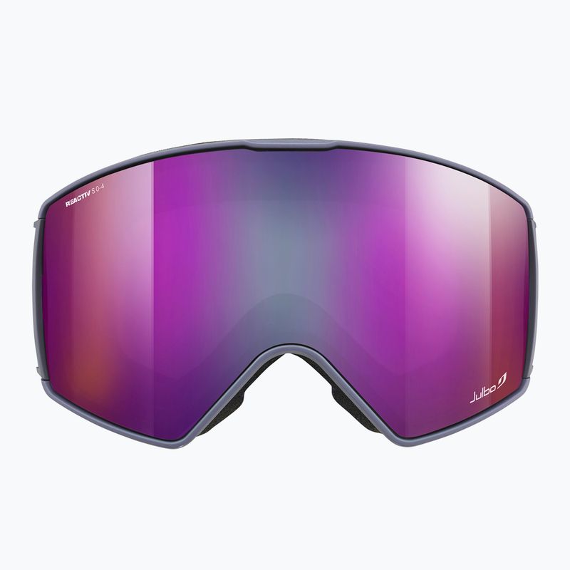 Ski goggles Julbo Launcher Reactiv High Contrast dark blue/flash purple 3
