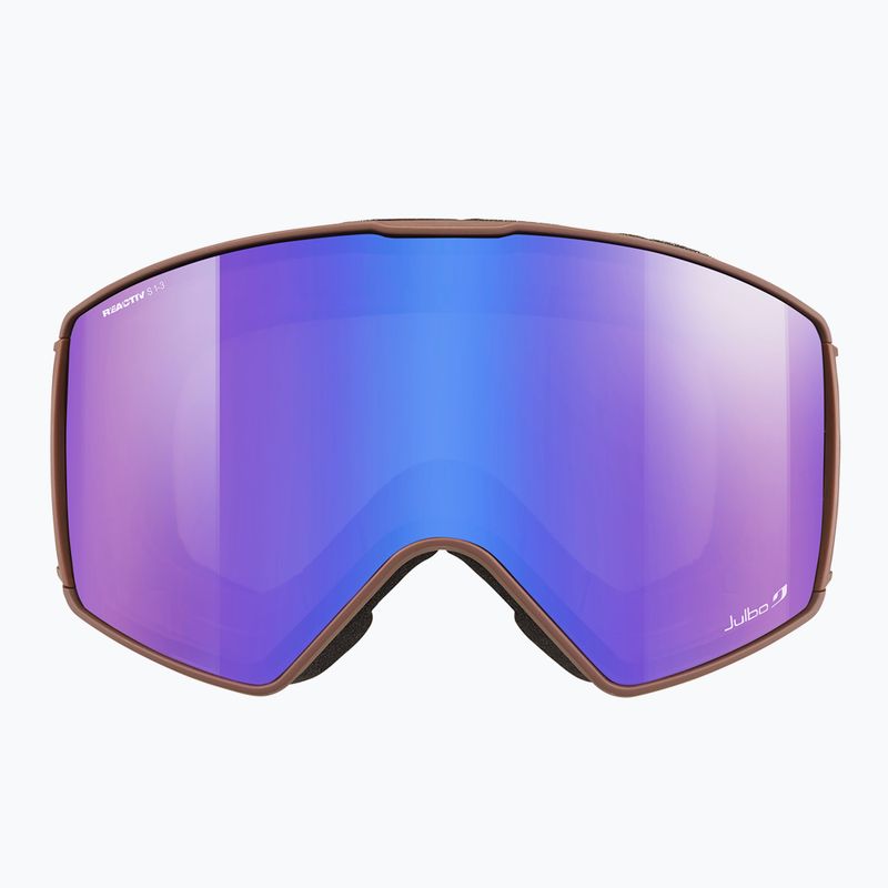 Ski goggles Julbo Launcher Reactiv High Contrast brown/flash blue 3