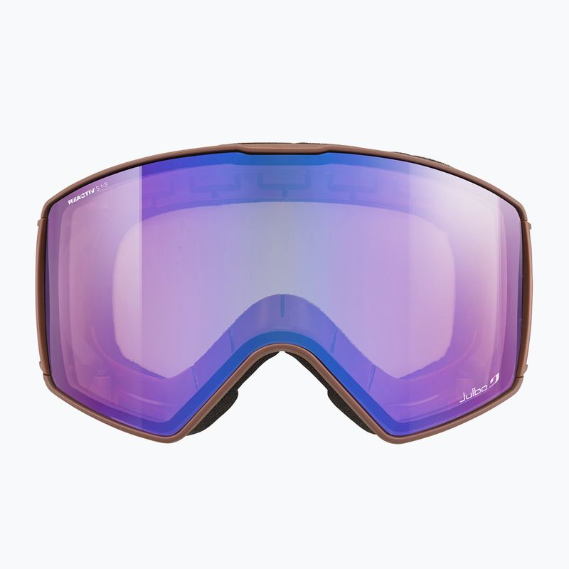 Ski goggles Julbo Launcher Reactiv High Contrast brown/flash blue 4