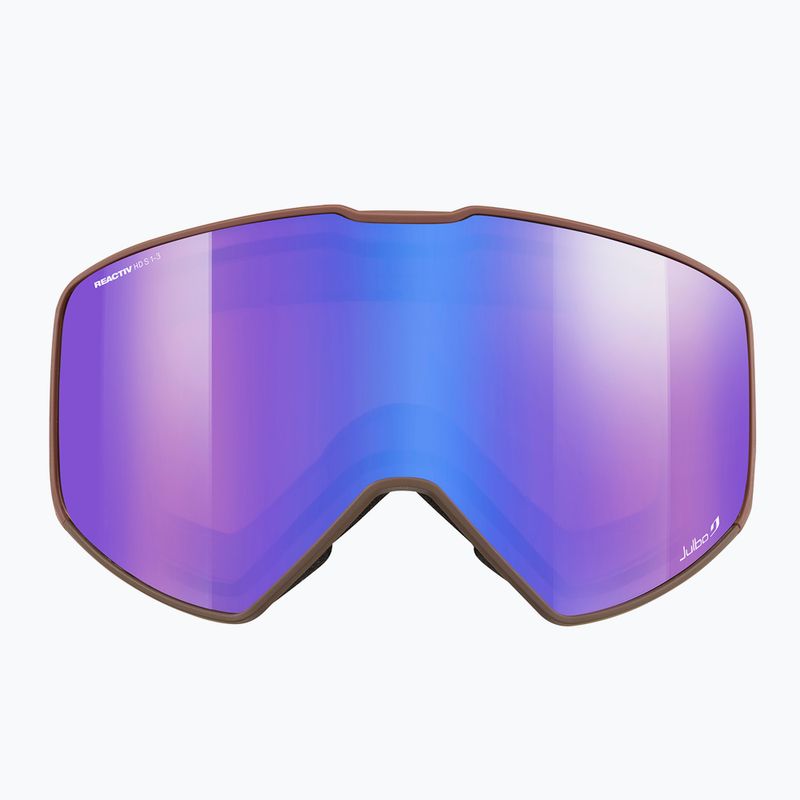 Ski goggles Julbo Cyrius X Reactive Glare Control brown/flash blue 2