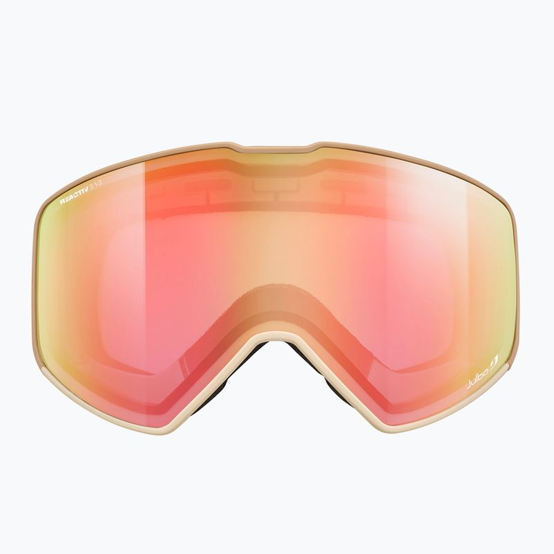 Ski goggles Julbo Cyrius X Reactive High Contrast beige/flash red 3