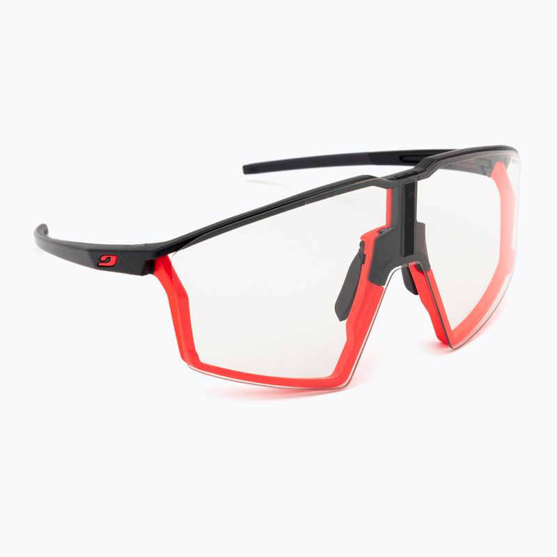 Julbo Edge Reactiv 0-3 mat black/mat fluo orange/clear sunglasses