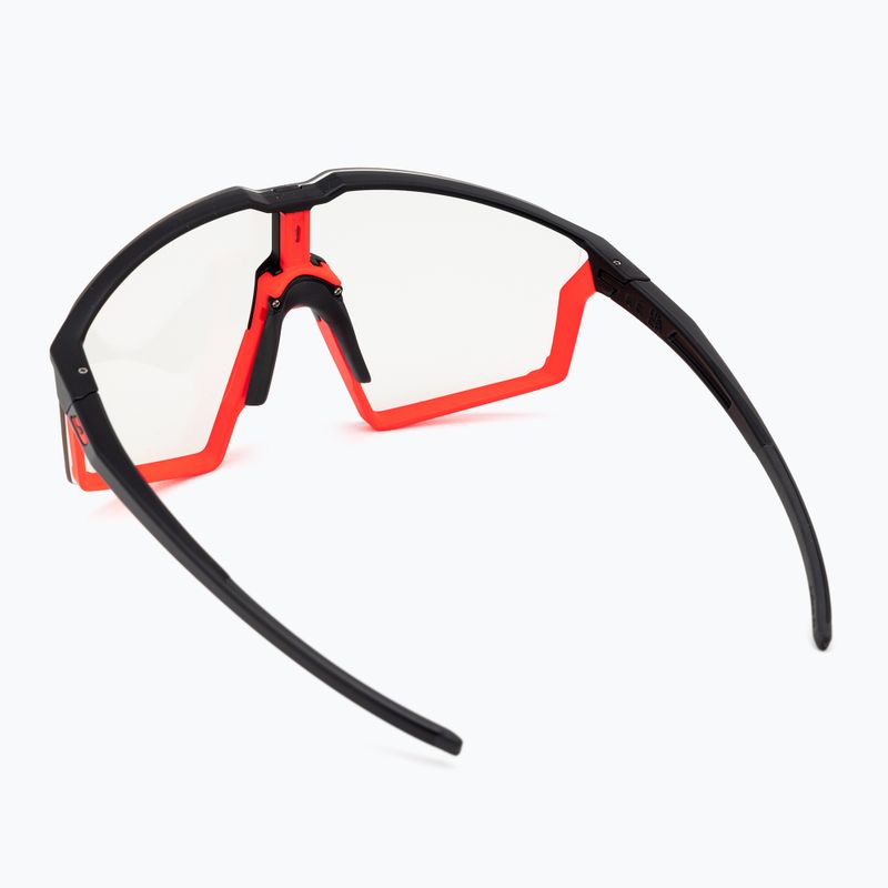 Julbo Edge Reactiv 0-3 mat black/mat fluo orange/clear sunglasses 2