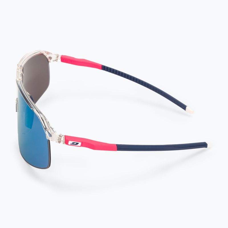 Julbo Dencity Spectron 3 shiny crystal/fluorescent pink/blue cycling glasses 4