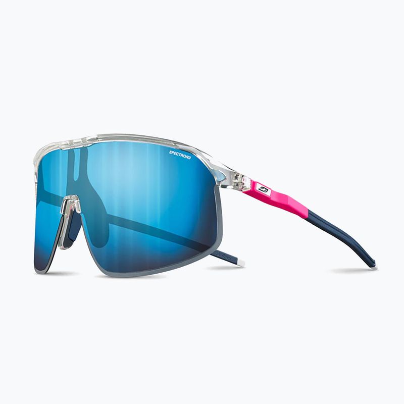 Julbo Dencity Spectron 3 shiny crystal/fluorescent pink/blue cycling glasses 5