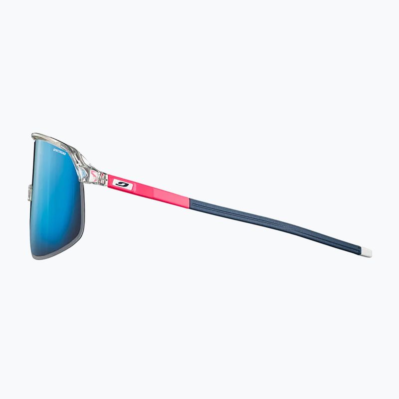 Julbo Dencity Spectron 3 shiny crystal/fluorescent pink/blue cycling glasses 6