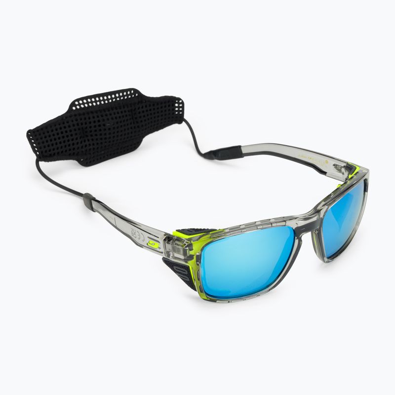 Julbo Shield M Polar 4 Hd black/yellow fluo/capsule ocean master cycling glasses