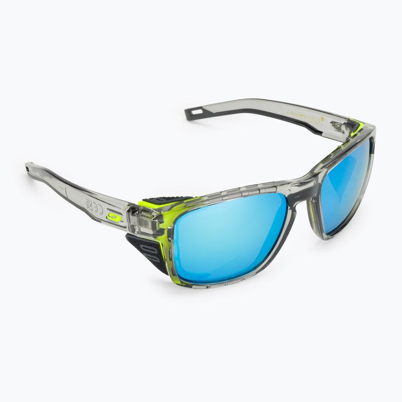 Julbo Shield M Polar 4 Hd black/yellow fluo/capsule ocean master cycling glasses 2