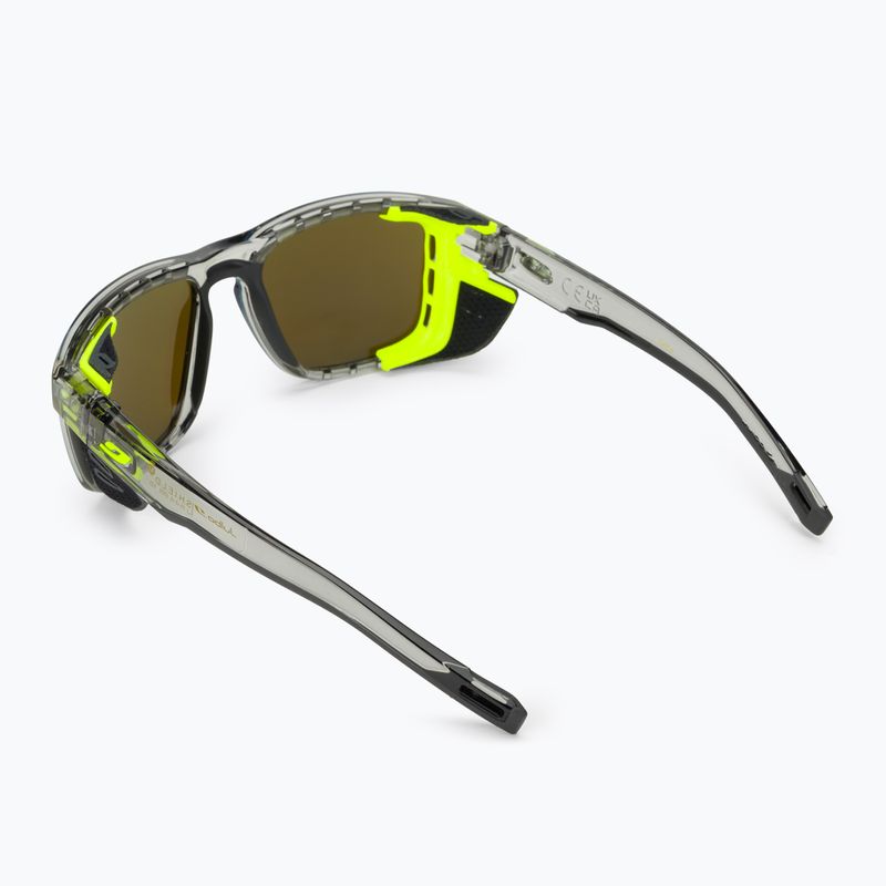 Julbo Shield M Polar 4 Hd black/yellow fluo/capsule ocean master cycling glasses 3