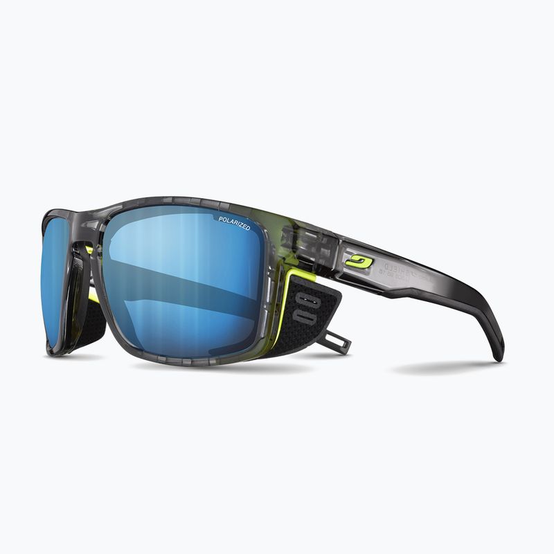 Julbo Shield M Polar 4 Hd black/yellow fluo/capsule ocean master cycling glasses 6