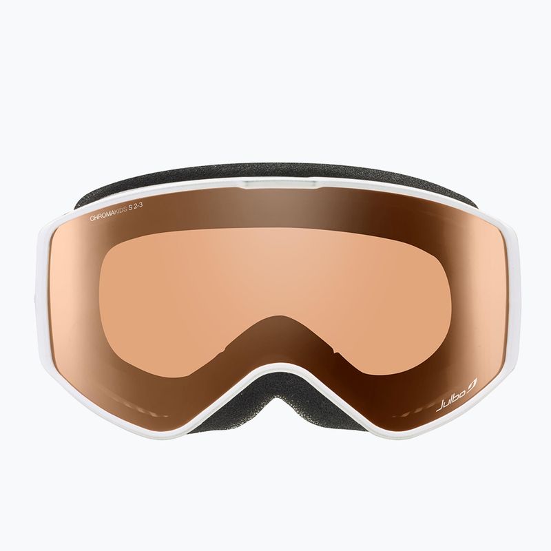 Children's ski goggles Julbo Atome Chromakids white/brown 2