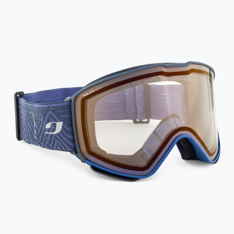 Julbo Quickshift Reactiv High Contrast blue/blue/flash infrared ski goggles