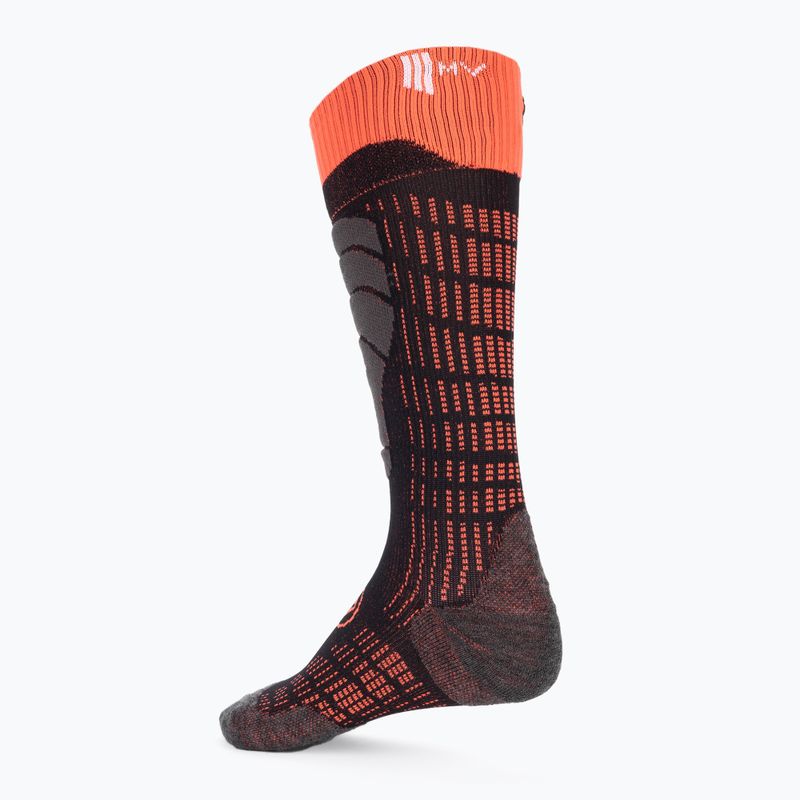 SIDAS Ski Comfort ski socks black/orange CSOSKCOMF22_BKOR 2