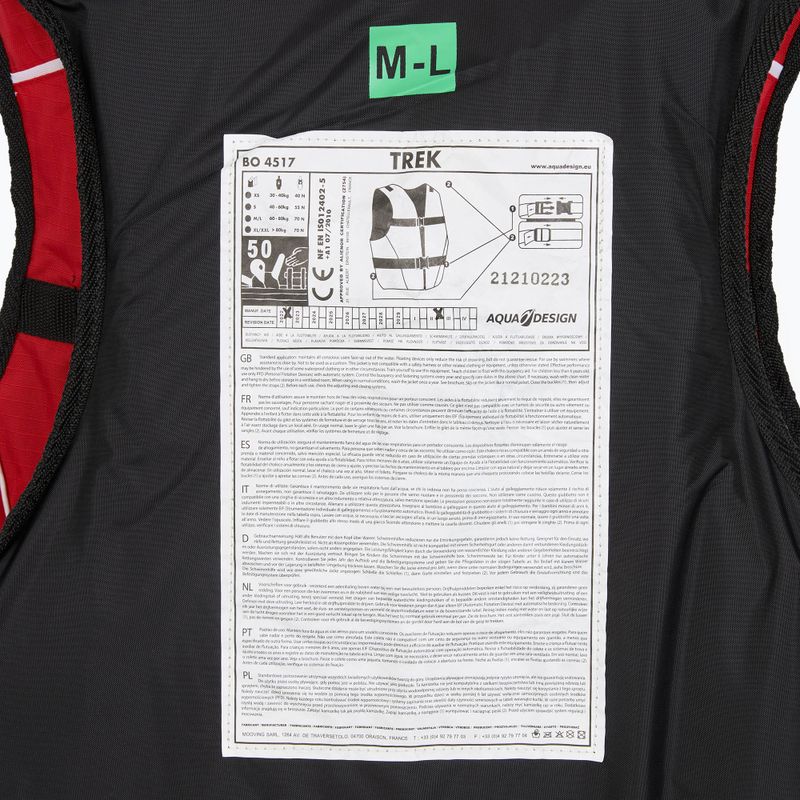 AQUADESIGN Trek belay waistcoat red 5