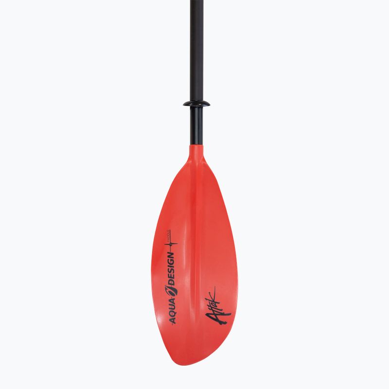 AQUADESIGN K1 Attak 4 red kayak paddle 3