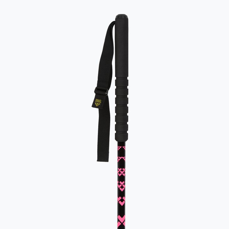Ski poles Black Crows Oxus black/pink 2