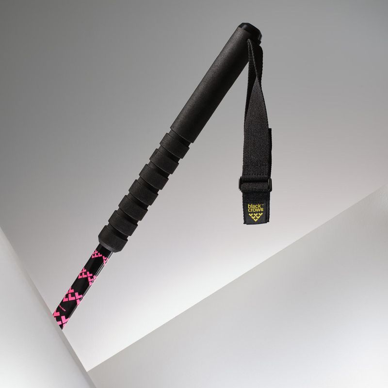 Ski poles Black Crows Oxus black/pink 8
